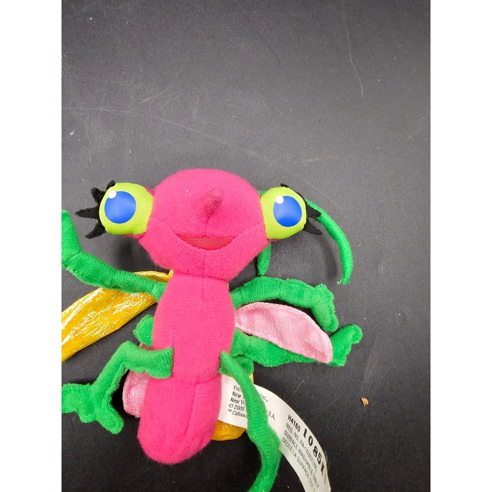 Fisher Price Miss Spider Sunny Patch Friends Dragon Plush Pink Green H4160 2005
